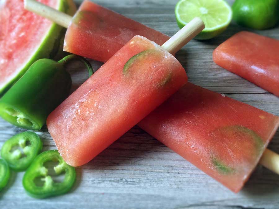 watermelon jalapeno popsicle